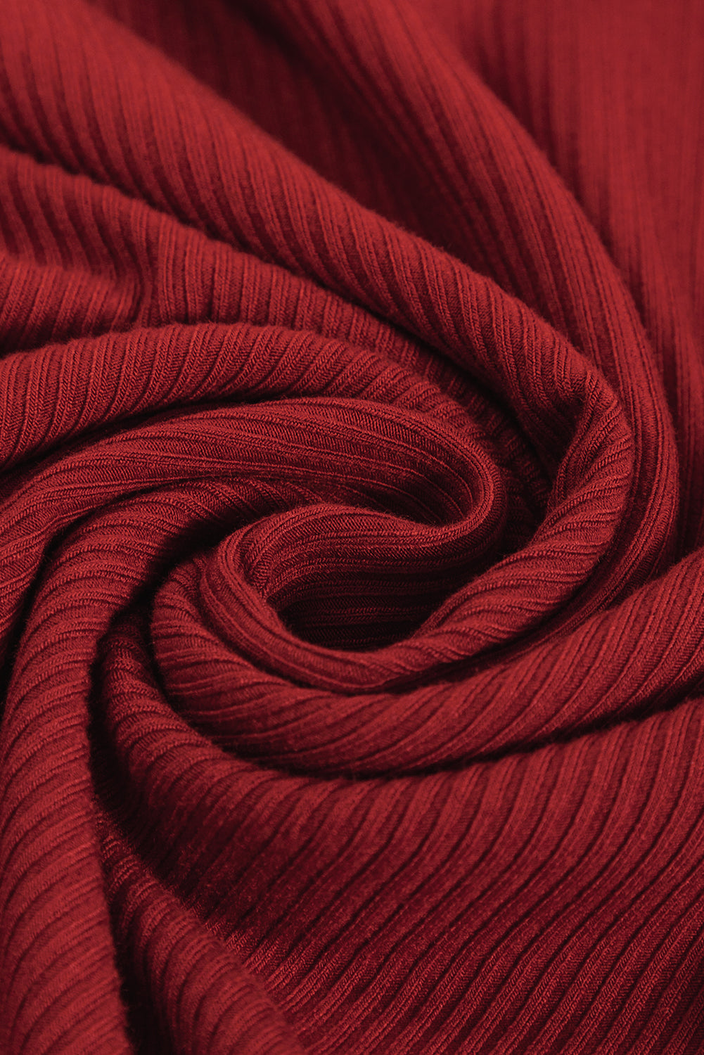 Chic Ribbed Long-Sleeve Turtleneck Dress