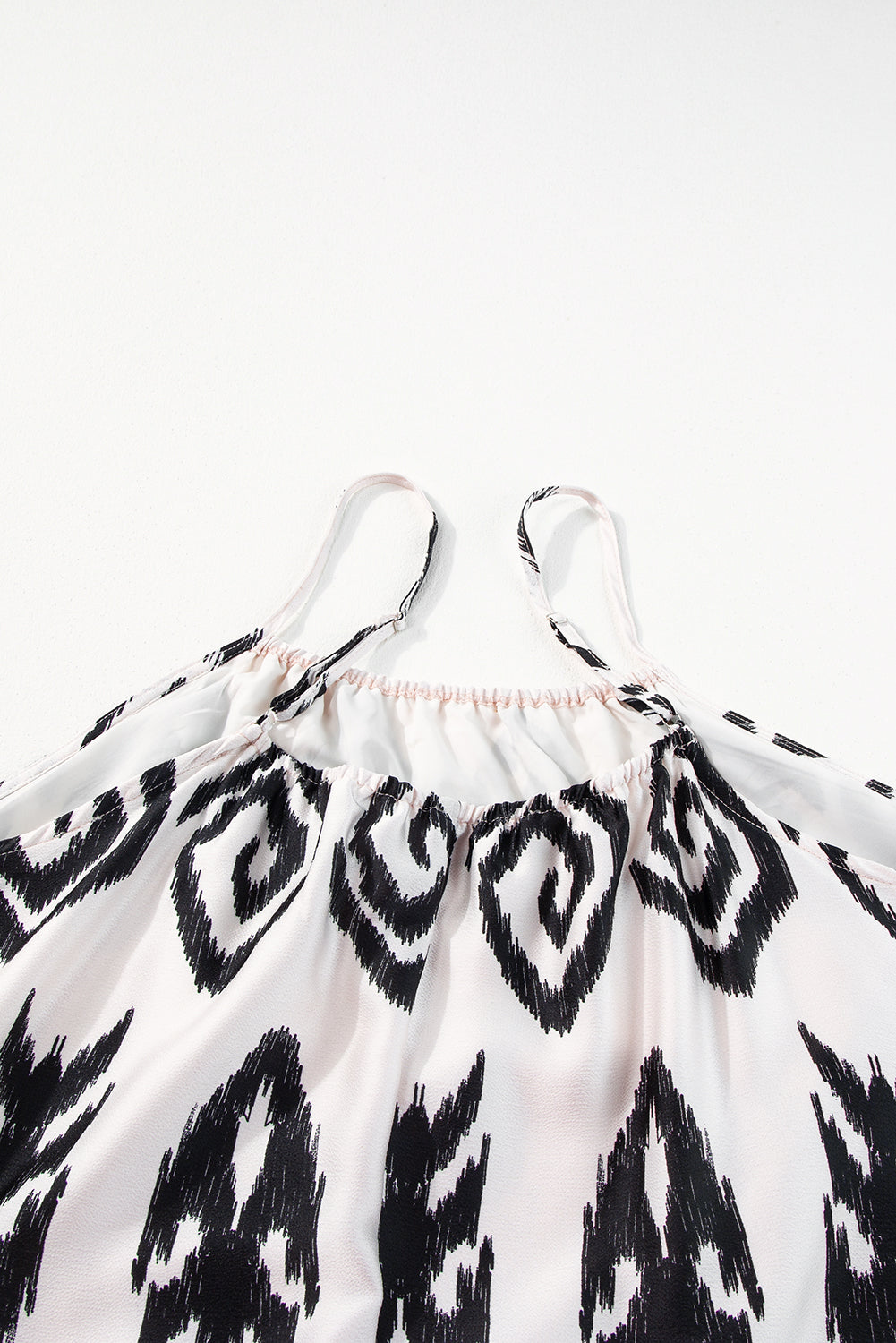 Plus Size Boho Ikat Print Maxi Dress