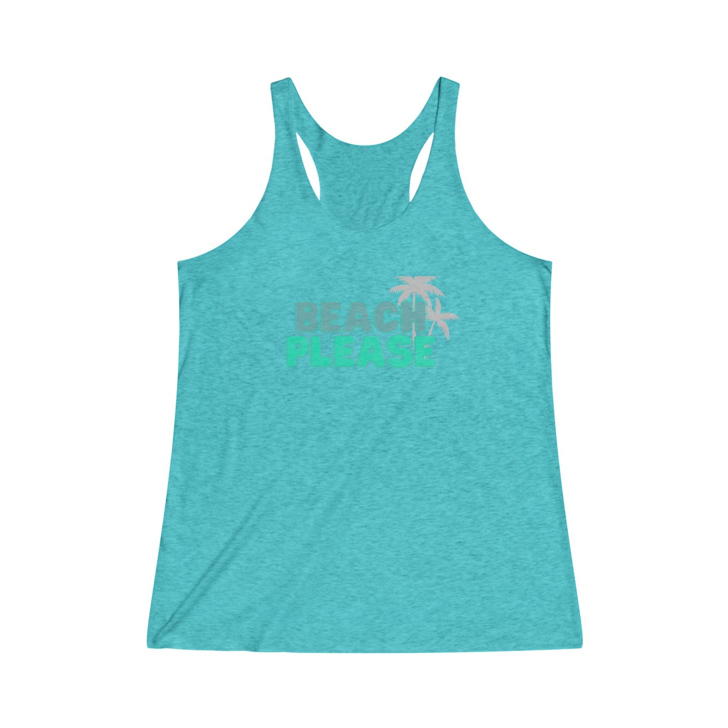 Beach Please Racerback Tank – Sun, Sass & Coastal Class
