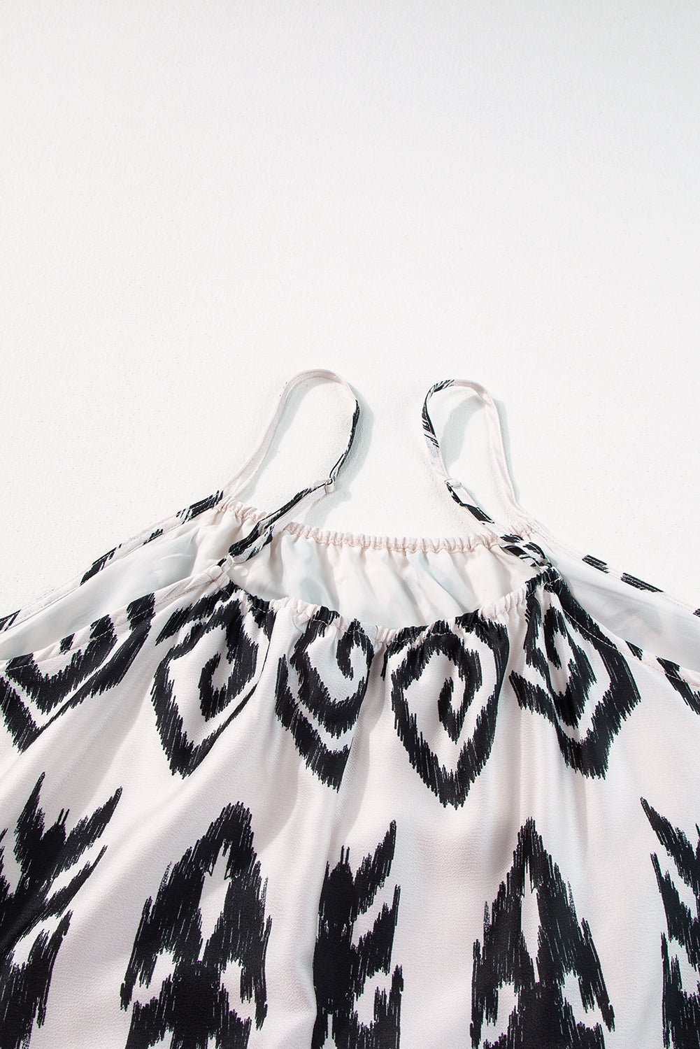 Plus Size Boho Ikat Print Maxi Dress
