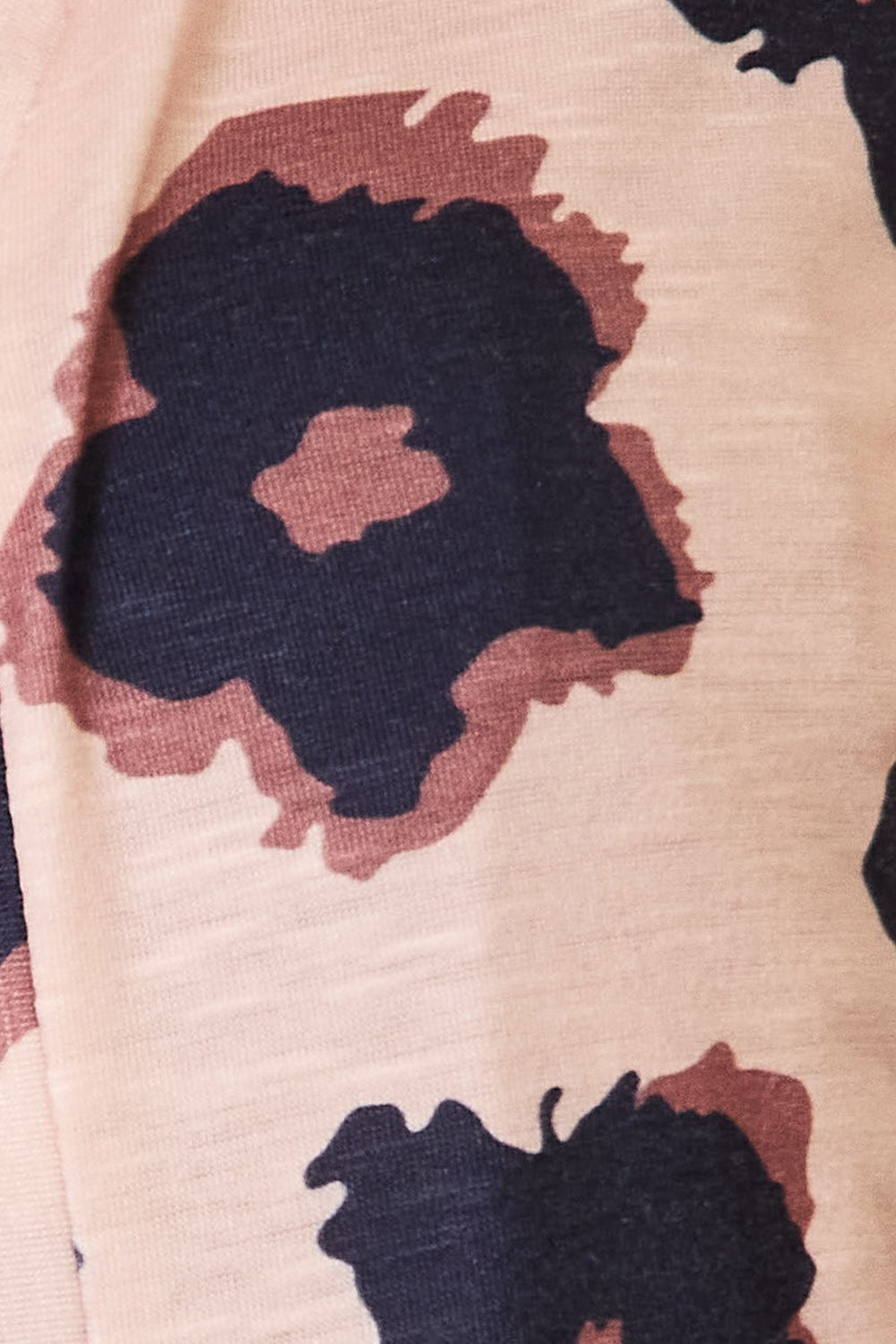 Blush Leopard Print Button-Front Cardigan – Effortless Chic