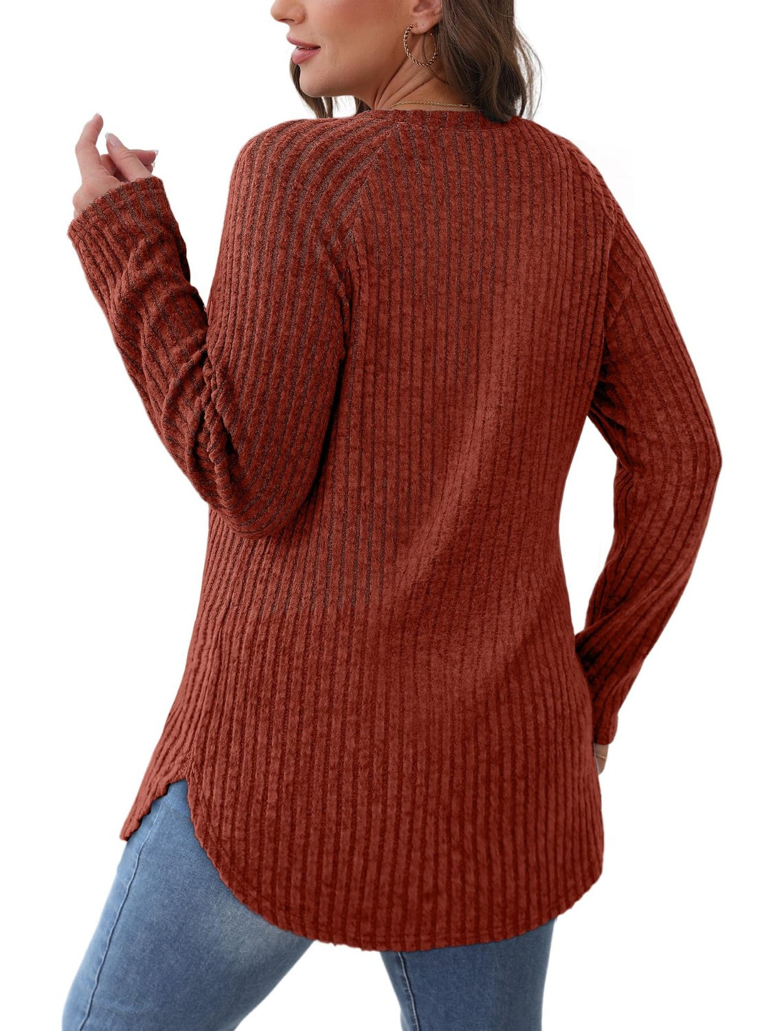 Cozy Ribbed Long-Sleeve Tunic for Everyday Comfort | The JetSetters Closet