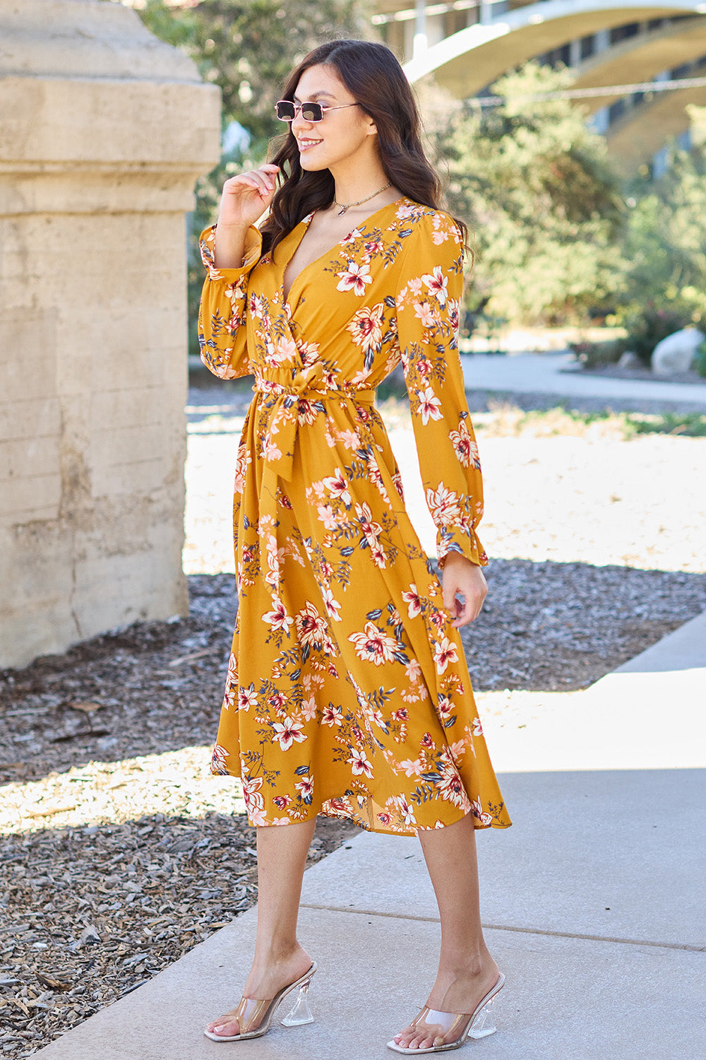 Golden Hour Wrap Dress – The Perfect Travel Dress
