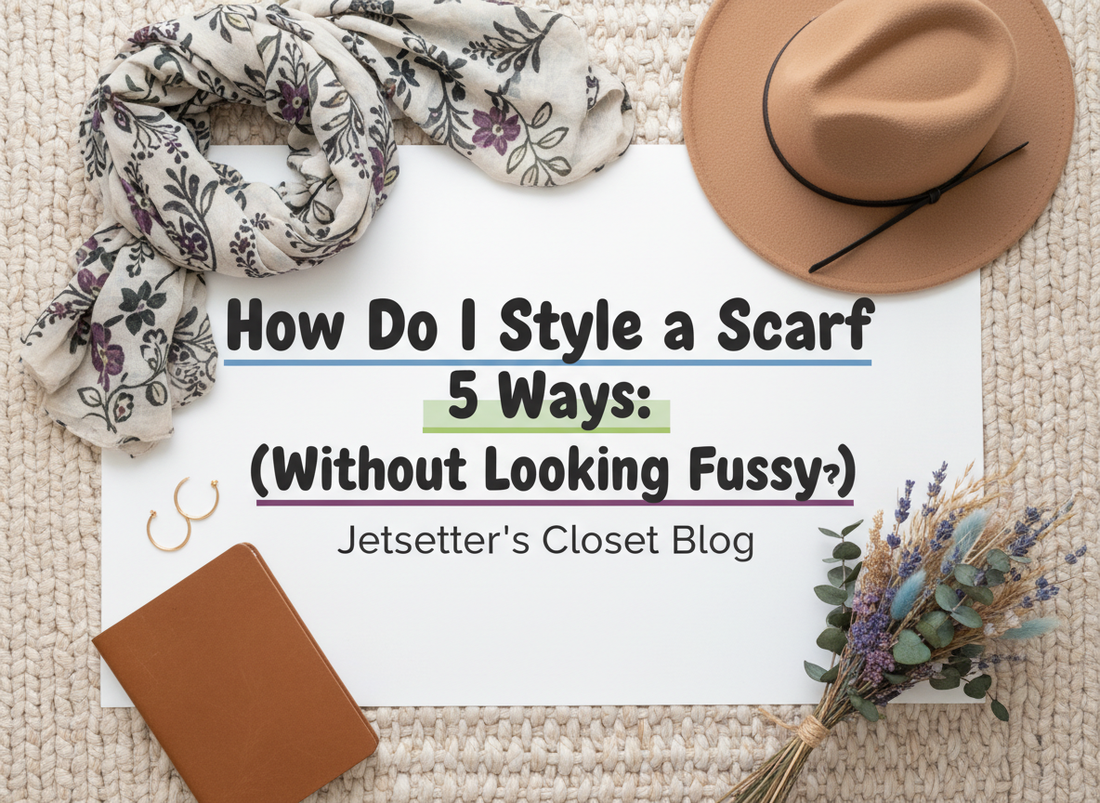 How Do I Style a Scarf 5 Ways (Without Looking Fussy)?