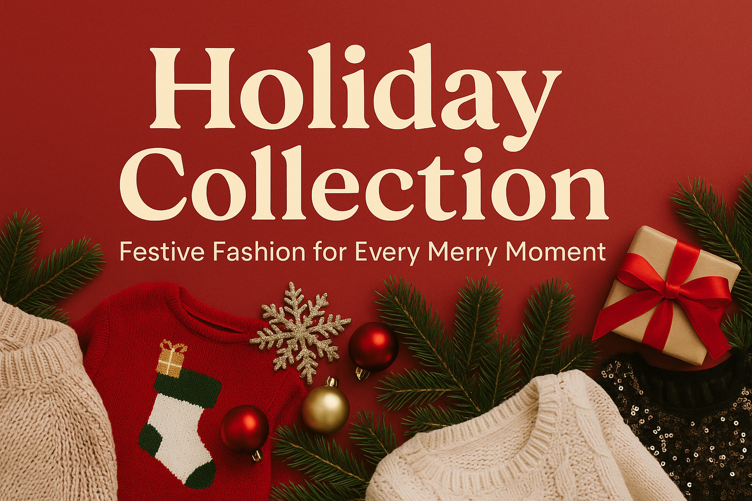 🎁 Holiday Collection — Festive Fashion for Every Merry Moment