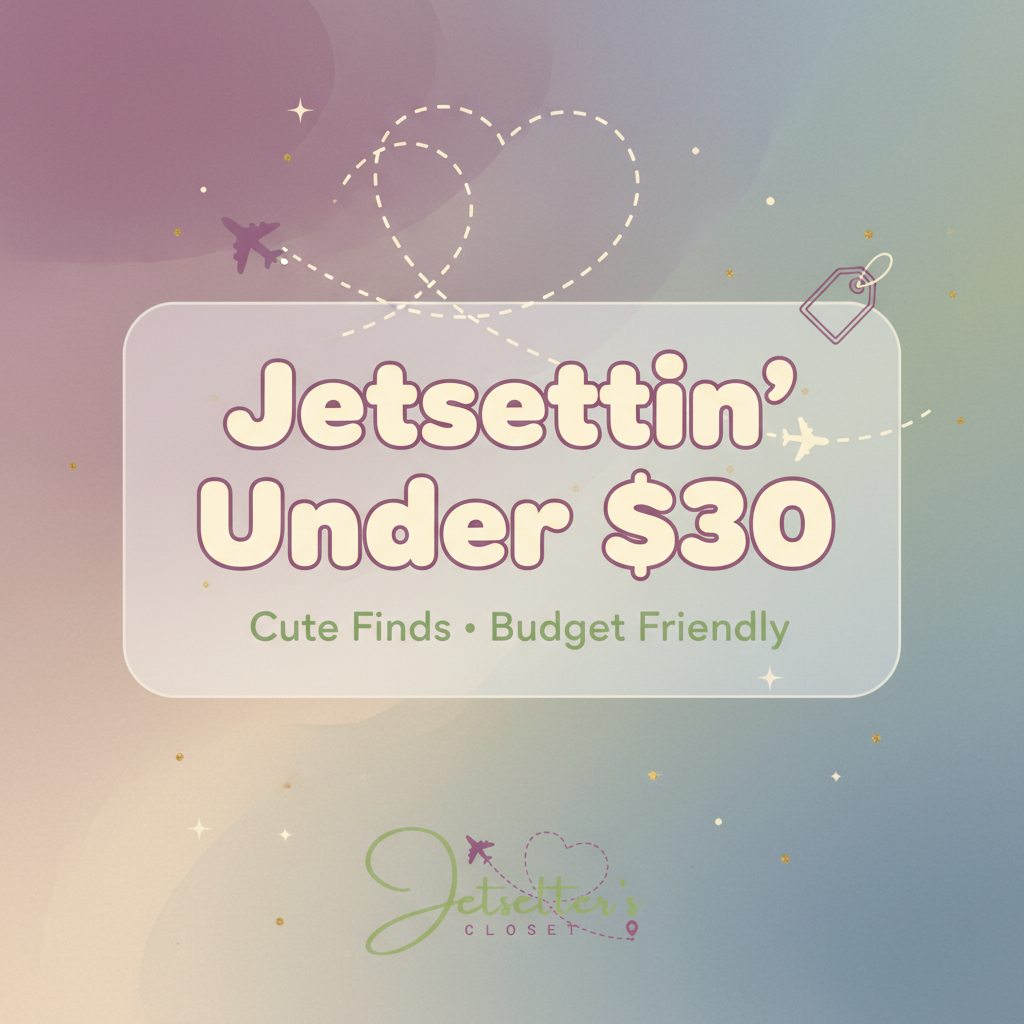 💸 Jetsettin' Under $30