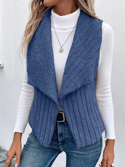 Cozy Sherpa-Lined Vest (6 Colors: Dust Storm, White, Black, Gray, Dusty Blue, Lilac)