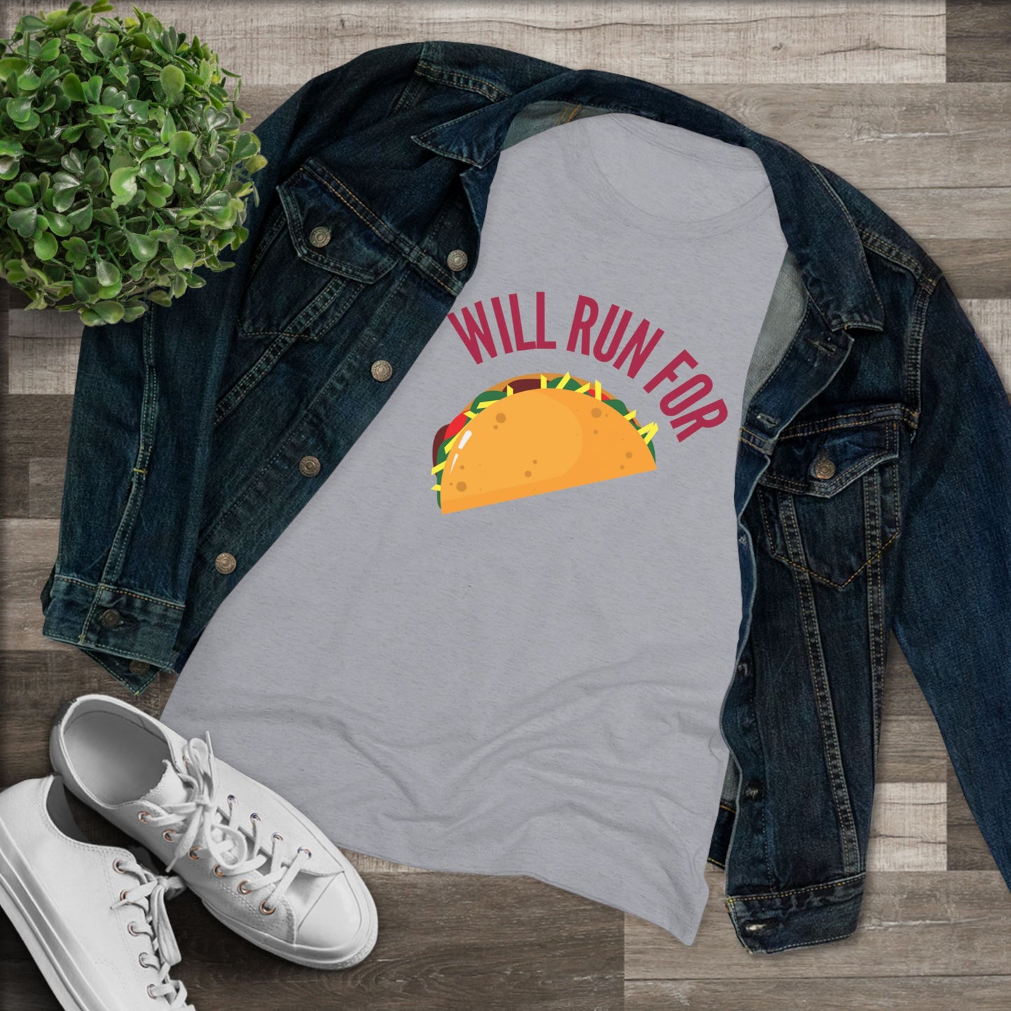 Women's Gear - Will Run for Tacos Tee