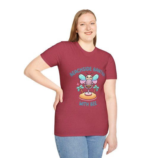 Beachside Banter with Bee Graphic Tee – Fun and Vibrant, Available in Multiple Colors