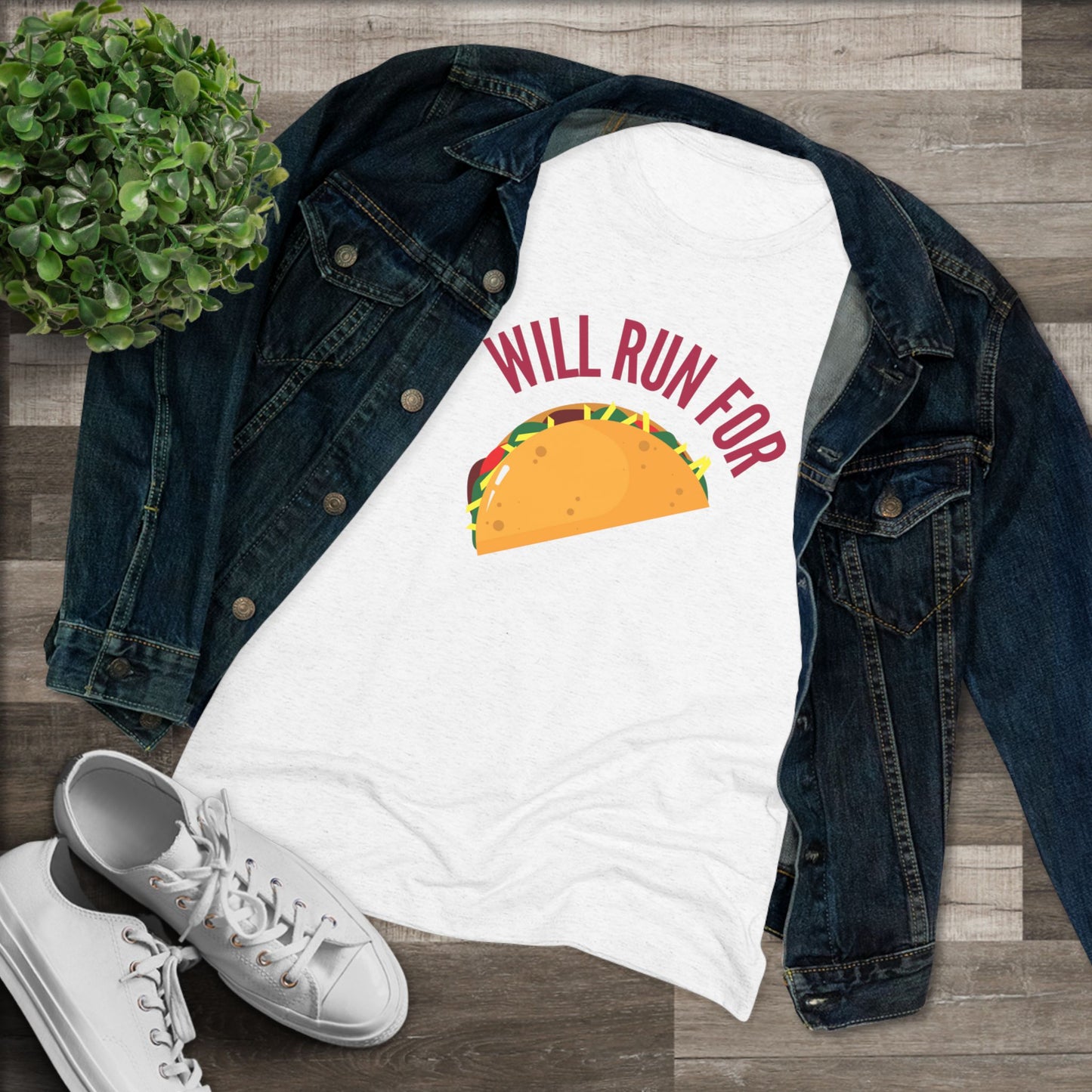 Women's Gear - Will Run for Tacos Tee