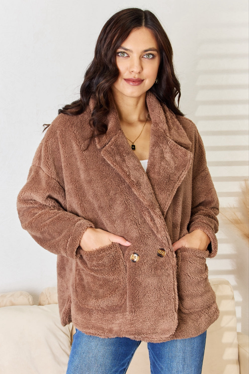 Chic Teddy Coat – Ultra-Soft & Stylish Outerwear