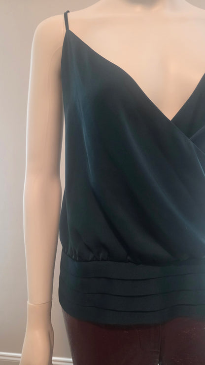 Express Emerald Green Surplice Cami Top – Size XL