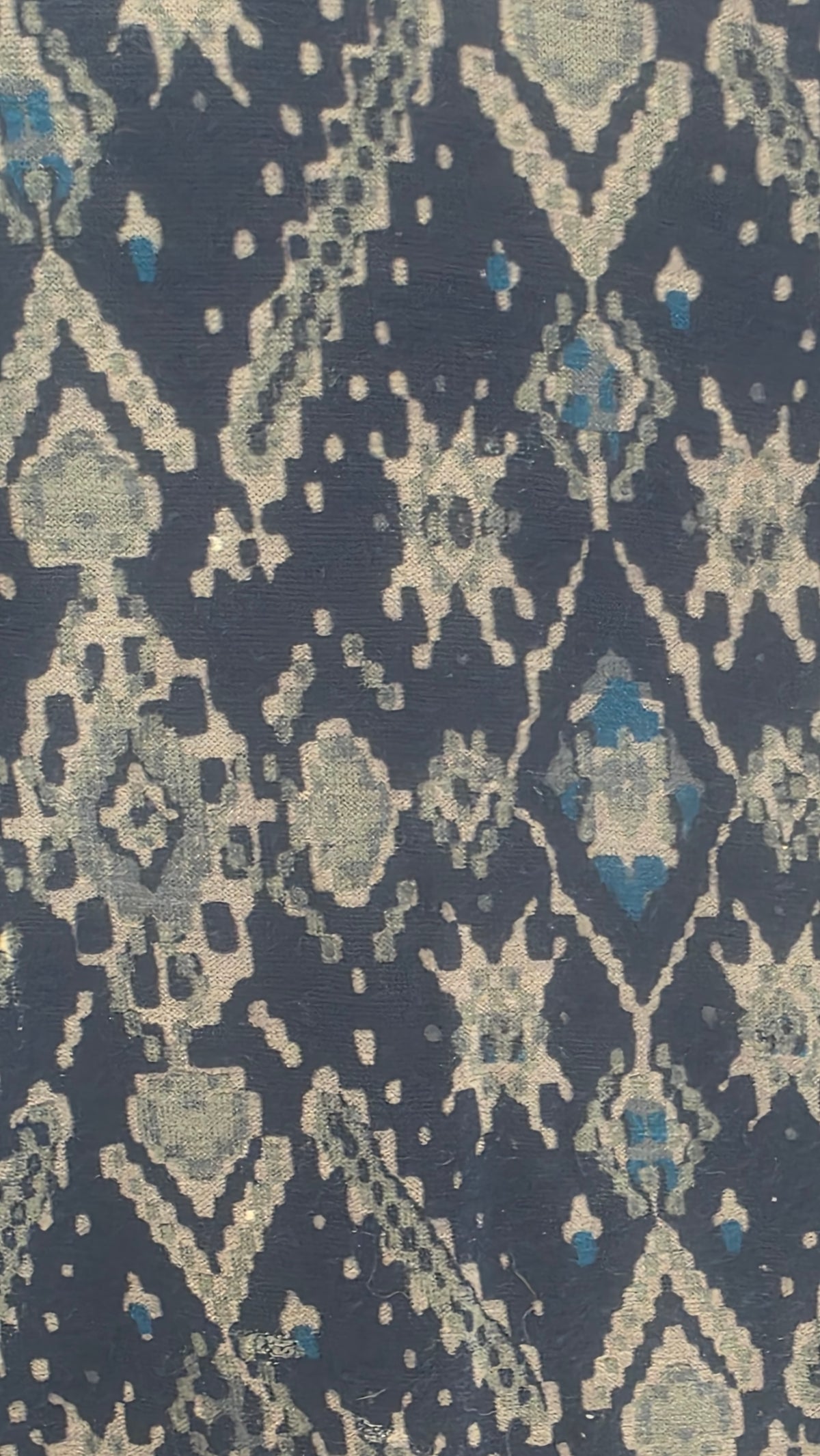 Lucky Brand Navy Geometric Print Boho Blouse – Size L