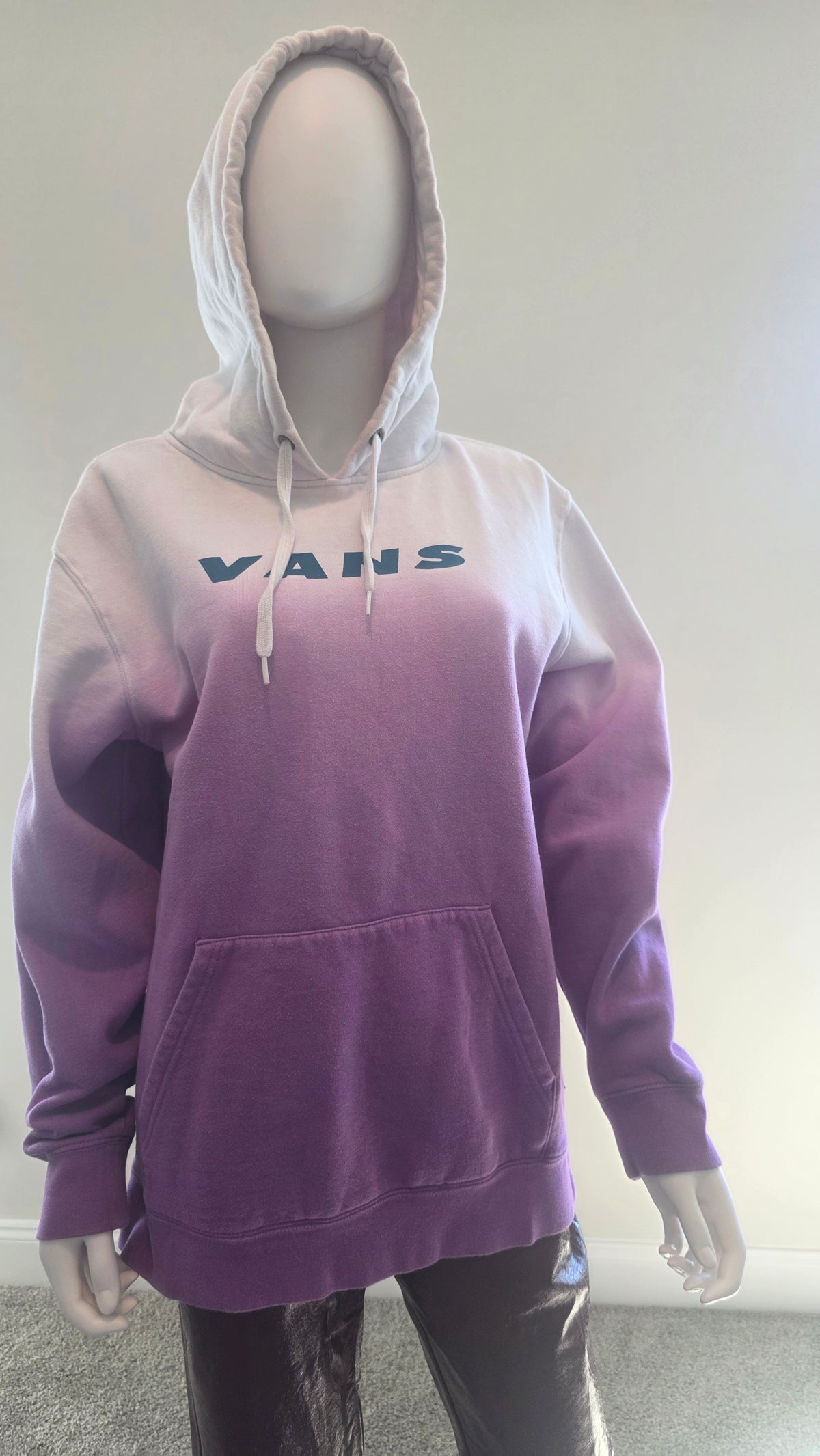 Vans Purple Ombre Logo Hoodie – Size M