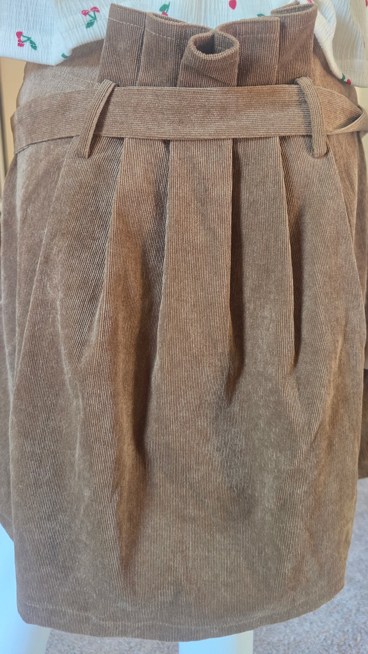 Alter’d State Brown Corduroy Double-Breasted Skirt – Size L