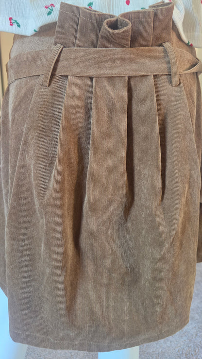 Alter’d State Brown Corduroy Double-Breasted Skirt – Size L