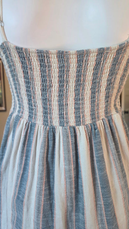 Alter’d State Striped Button-Front Sundress – Size L