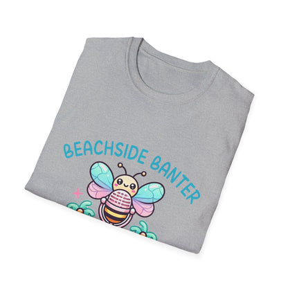 Beachside Banter with Bee Graphic Tee – Fun and Vibrant, Available in Multiple Colors