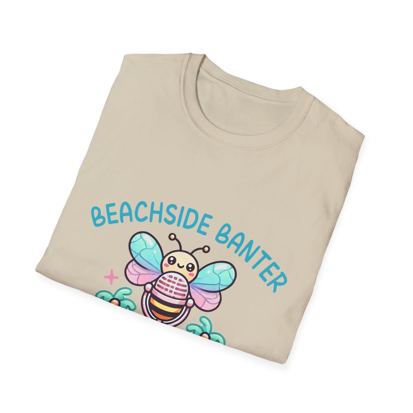 Beachside Banter with Bee Graphic Tee – Fun and Vibrant, Available in Multiple Colors