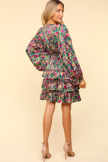 Floral Ruffle Smocked Dress – Bloom with Style