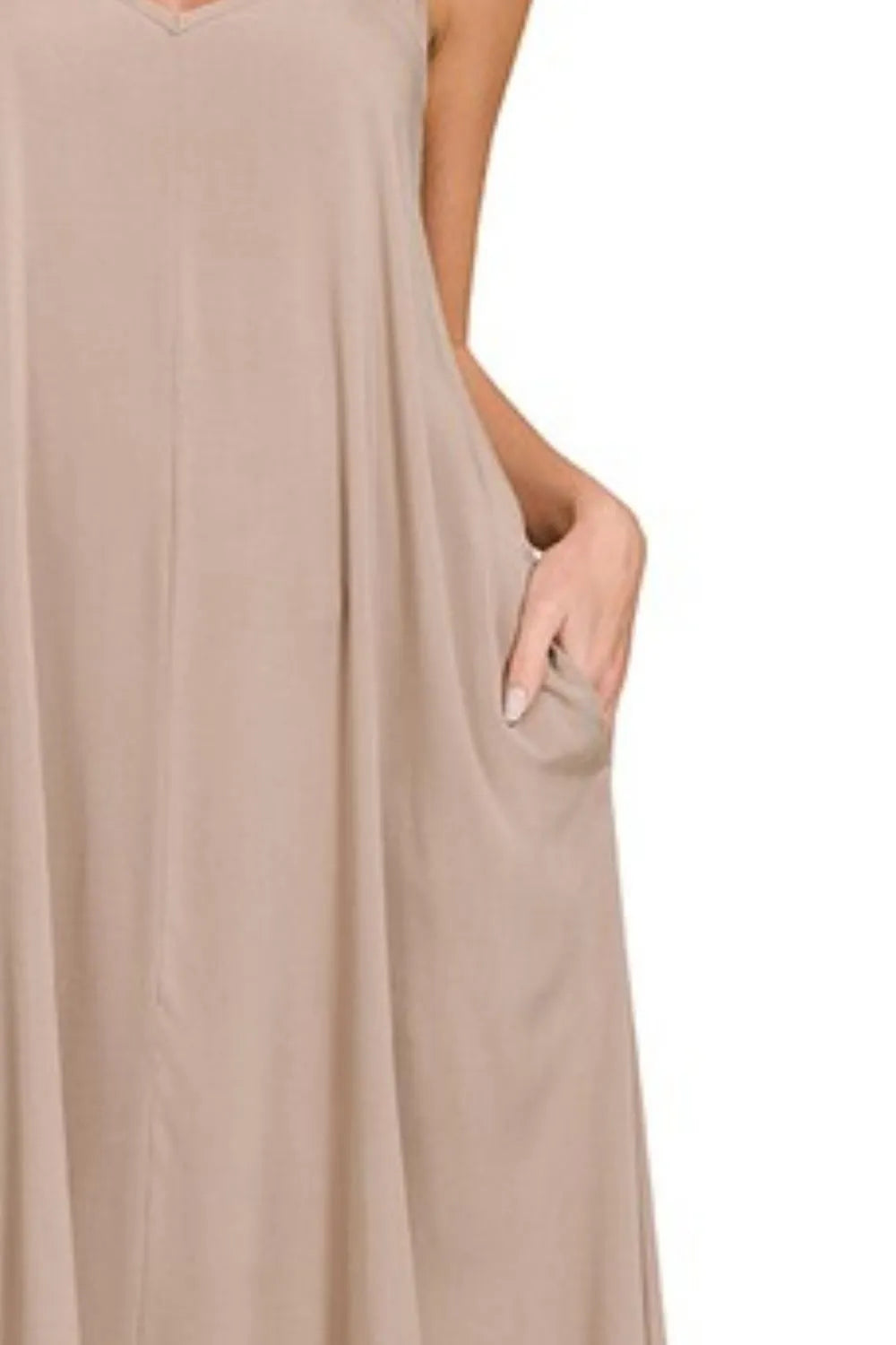 Neutral Maxi Dress with Pockets Flowy Summer Beach Dress | The Jetsetter's Closet The Jetsetter's Closet Neutral Maxi Dress with Pockets Flowy Summer Beach Dress | The Jetsetter's Closet The Jetsetter's Closet