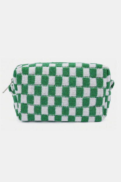 Checkered Travel Pouch