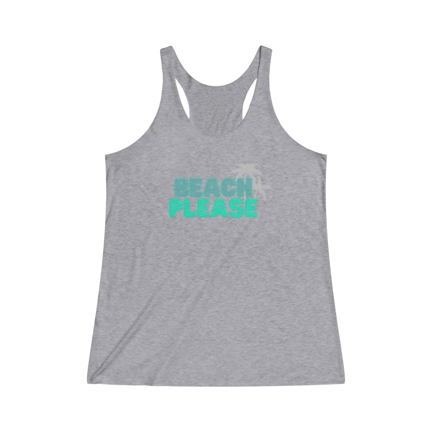 Beach Please Racerback Tank – Sun, Sass & Coastal Class