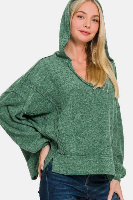 Oversized Green Hoodie