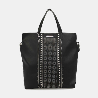 Jetsetter Luxe Studded Travel Tote – Chic & Spacious