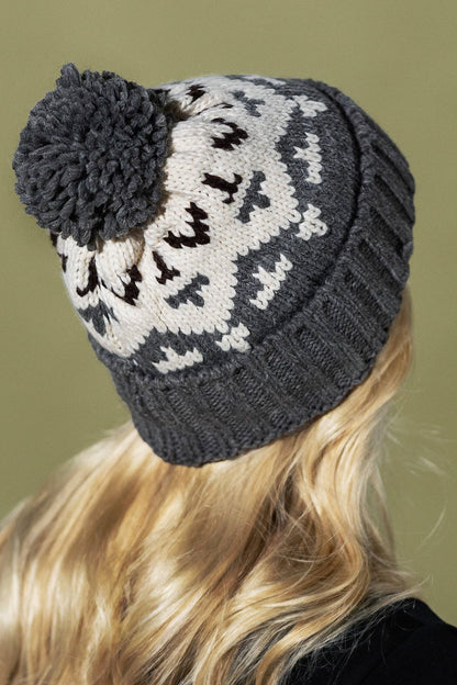Cable Knit Pom Beanie (Soft Winter Hat | 3 Colors)