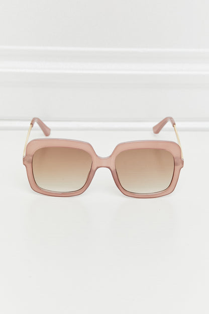 Blush Oversized Square Sunglasses