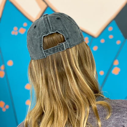 “Cool Mom” Distressed Baseball Cap (Washed Dad Hat)