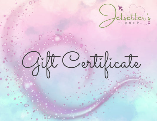 The Jetsetter's Closet Gift Certificate