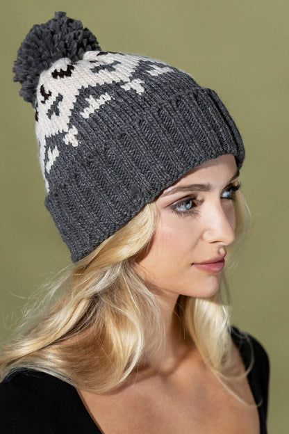 Cable Knit Pom Beanie (Soft Winter Hat | 3 Colors)