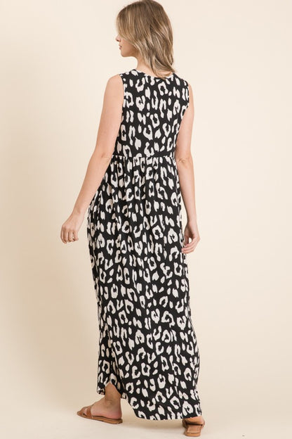 Leopard Print Maxi Dress – Effortlessly Chic & Comfy