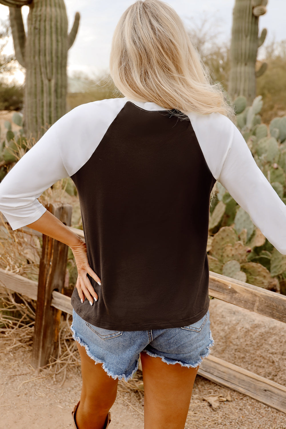 Yeehaw Western Graphic Baseball Tee – Cowboy Rodeo Raglan Top