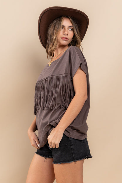 Western Fringe Top - Boho Meets Country Chic