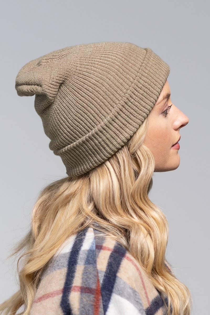 Slouchy Knit Beanie Hat (Soft Ribbed Winter Cap | 5 Colors)